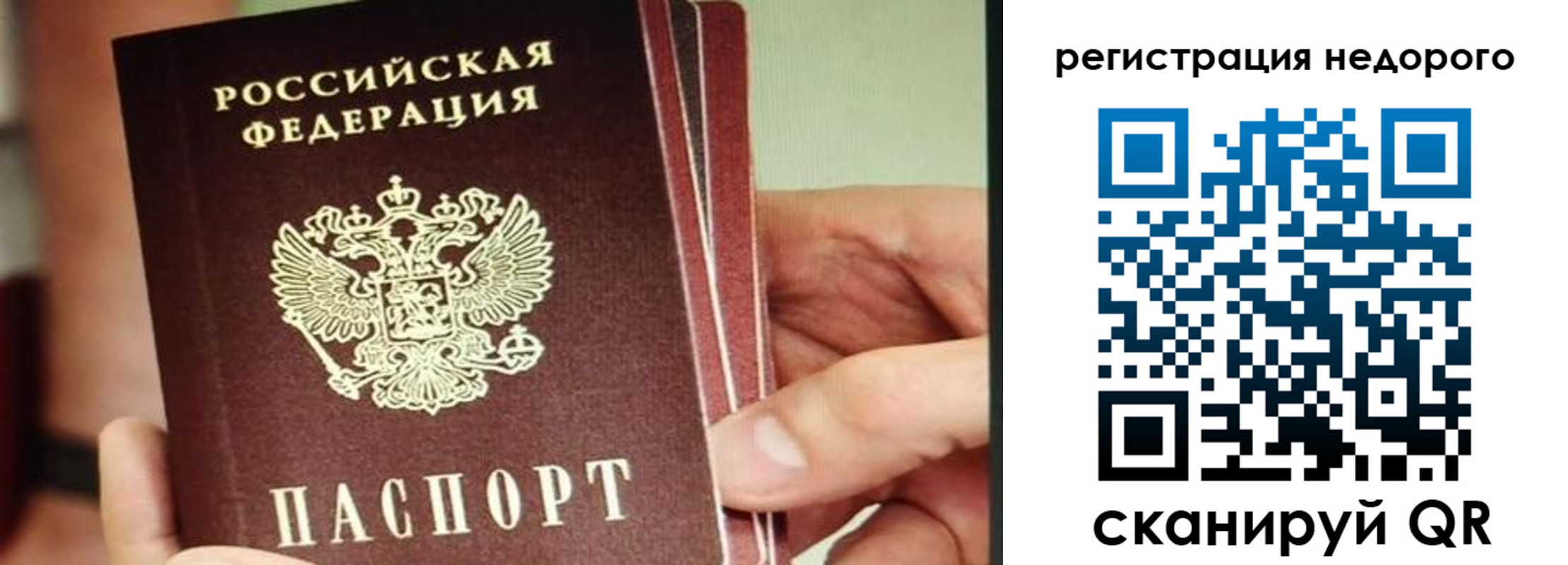 прописка в квартире в Коркино